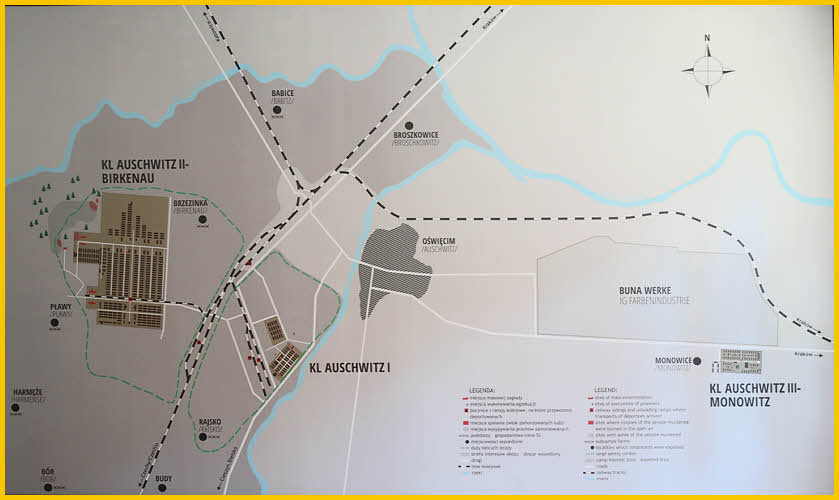 Map  of Birkenau